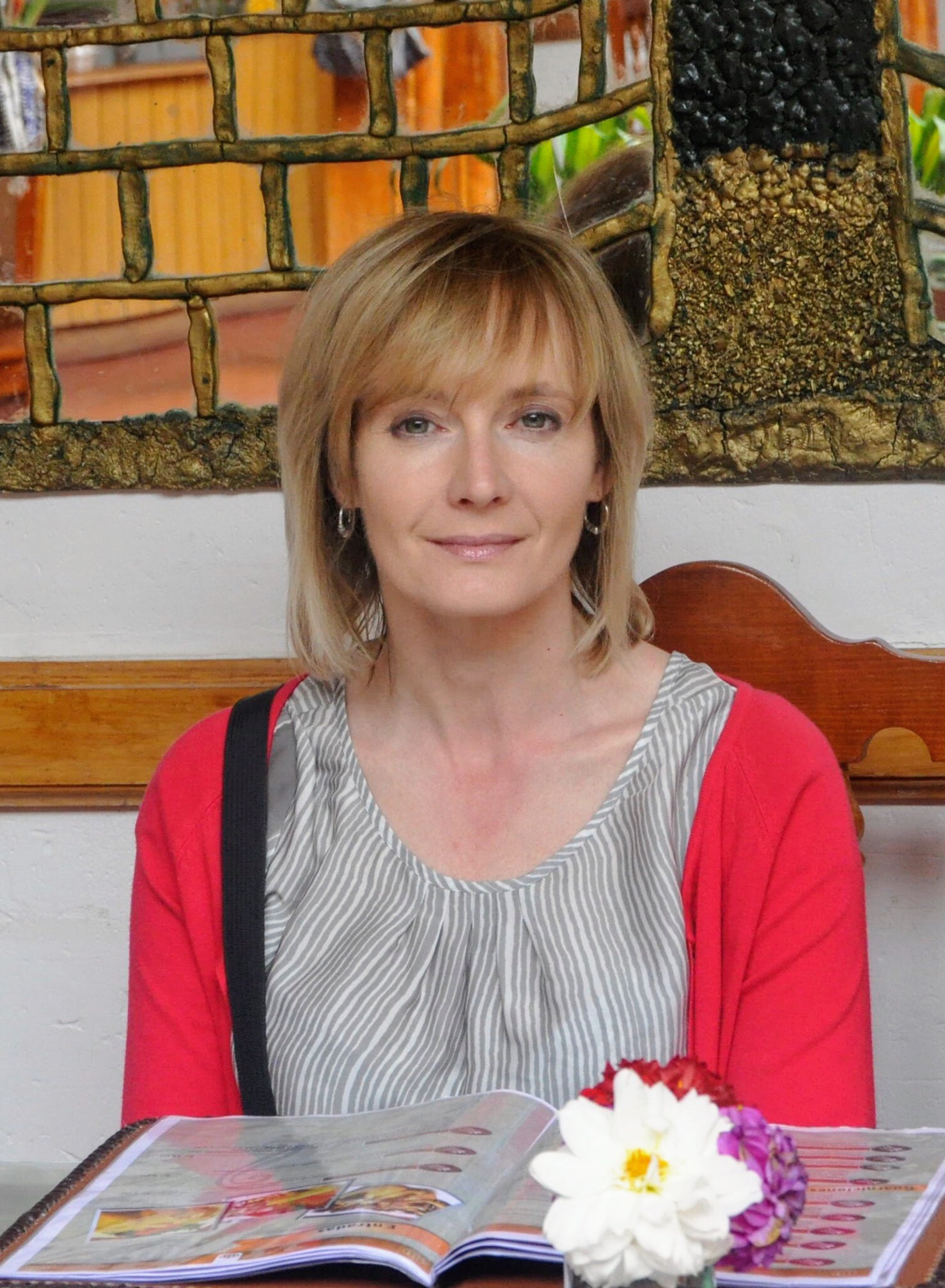 Zdjęcie przedstawia dr Małgorzatę Piasecką